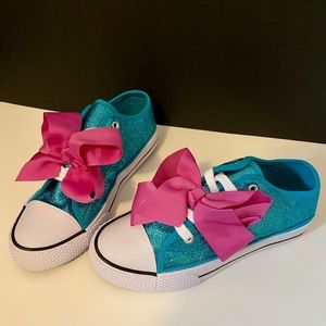 JoJo Siwa Legacee Teal Glitter Sneaker